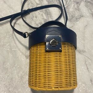 Kate Space Rumi Wicker Medium Crossbody